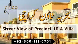 Bahria Town Karachi | Precinct 10 A Villa | Latest Street View | 2022