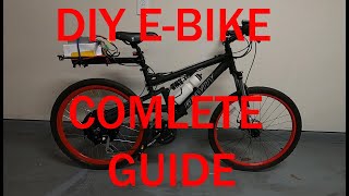 DIY E-BIKE CONVERSION - TIPS AND TRICKS