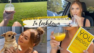 SPEND THE AFTERNOON WITH ME IN LOCKDOWN VLOG | A VERY CHILLED DAY & TRYING MY FIRST STARBUCKS