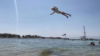 jumping off the lake house