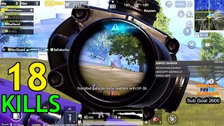 PUBG MOBILE | Intense "Duo v/s Squad" Match Win With 18 Kills