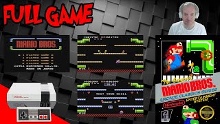 Mario Bros - Nintendo Nes Gameplay With Xenogear99 [FULL GAME] [4K 60FPS]