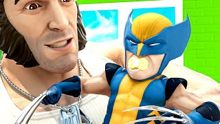 LOGAN HAS A BABY WOLVERINE.... ( Fortnite Short )