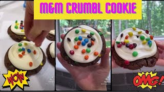 🔥Homemade Crumbl M&M Cookie Recipe 🍪