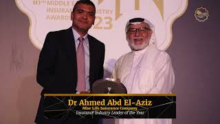 Insurance Industry Leader of the Year - Dr Ahmed Abd El-Aziz, Misr Life Insurance Company