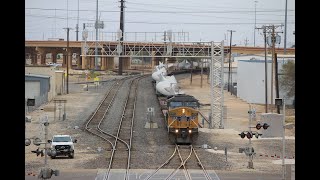 Windmill Blade Train w/ UP Leader Heads North Through Canyon Junction!