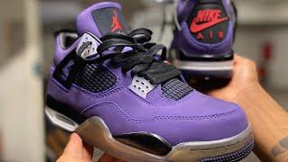 Jordan 4 Retro - Travis Scott Purple (Friends and Family)