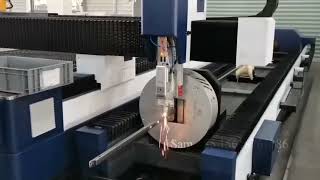 fiber laser cutting machine for metal steel tube and pipe cut off