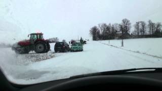 Tractor and trailer crash part 1