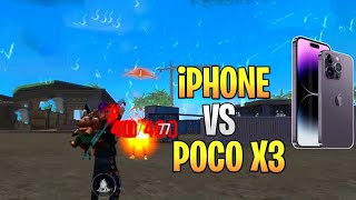 Iphone 8+ vs Poco X3 Revenge Highlights | Garena Free Fire