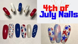 4th of July Nail Art