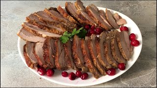 Вкуснейшая буженина из индейки в духовке!  Putenoberkeule knusprig aus dem Backofen