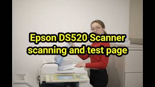 epson ds 520 scanner testing