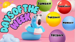 Days of the week|7 Days of the week Rhyming Song for Kids| Nursery Rhymes