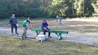 Przygotowania do zawodów OSP. Hel, 13.10.2018 r.