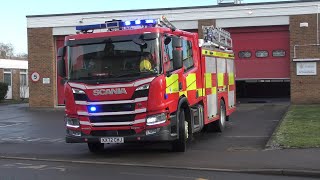 Cambridgeshire Fire & Rescue Service - St Neots ERP Turnout 22-01-2023