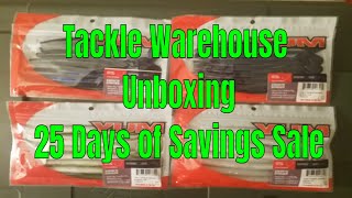 Tackle Warehouse 25 Days of Savings Unboxing 2022