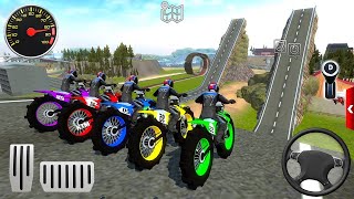 Motos Extreme Dirt Multiplayer Offroad Impossible Racing Motorcycle Stunt For Android 3D Gameplay