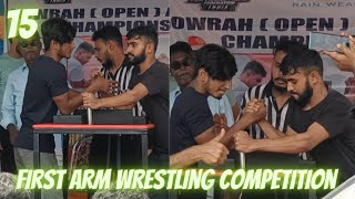 15 // First arm Wrestling competition 💪 // AnubhavChoudhary