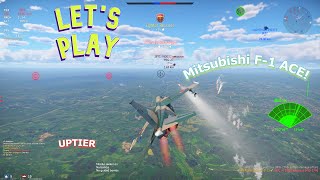 War Thunder  Mitsubishi F-1 Up-Tier 5 Kills (Ace) Live Gameplay [1440p]