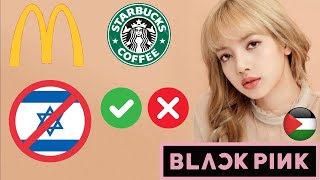 Is Lisa promoting McDonald's? | Lisa support Palestine | #palestine #blackpink