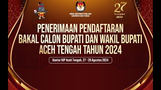 🔴LIVE Pendaftaran Bakal Pasangan Calon Bupati dan Wakil (Bupati Haili Yoga - Muchsin Hasan)