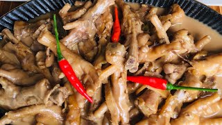 CHICKEN FEET ADOBO SA GATA OR PAA NG MANOK SA ADOBO SA GATA/ PAGKAING PINOY @GENHENkapares