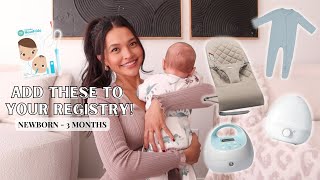 Newborn Essentials 2023 (0-3 Months) *The Basics & Practical* | Baby Registry Must-Haves!