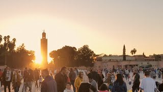 Walking Marrakesh Jemaa el-fna #maroc #walkingtour #morocco