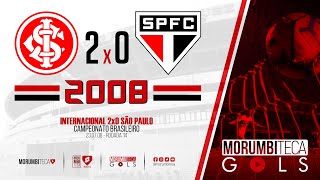 Internacional 2x0 São Paulo - Brasileiro 2008 - Rodada 14 - 23/07/2008