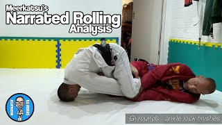 Narrated Roll:  16-5-2022 Ankle lock finishes Gi