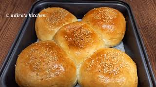 Burger Bun recipe with Yeast