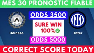 PRONOSTIC FOOT:MES PRONOSTIC FOOTBALL AUJOURD'HUI (football prediction ) CORRECT SCORE|SCORE EXACT