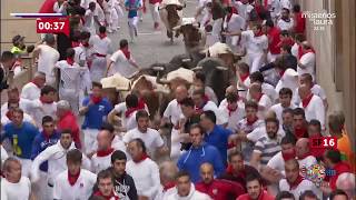 Забеги с быками Восьмой Bull Run 14 июля Сан  Фермин 2016