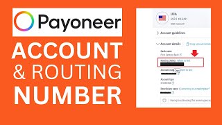 [2024] How to find Payoneer Routing Number and Payoneer Account number