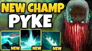 NEW PYKE TOP LANE GAME PLAY! THIS CHAMPION IS INSANE! SEASON 8 PYKE TOP LANE! - League of Legends