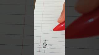 How to make a 3D star #Art #3D star