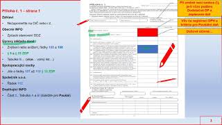JAK vyplnit Daňové přiznání FO Příloha č. 1 a č. 2