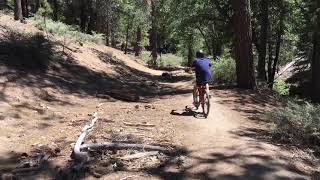 Mountain biking Big Bear Pine Knot Trail