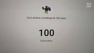 THANK YOU GUYS LET ME HIT 100 SUBSCRIBES!