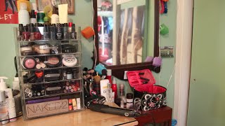 Updated Makeup Collection and Storage: Clear Cube | hellokatherinexo 2015