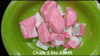 PINK PASTED PLAIN JANE GYM CHALK BLOCK PIECES ASMR #asmr #youtube #shorts