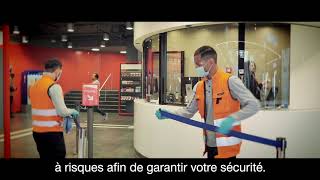 Comment se protéger dans les transports publics.