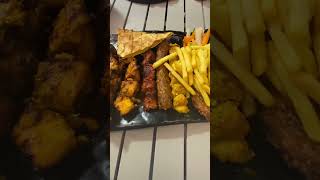 Kebabs platter with three dipping…#kebab #dipping #food#tiktok #viral