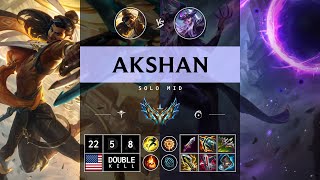 Akshan Mid vs Syndra - NA Challenger Patch 14.14