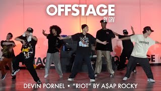 Devin Pornel choreography to “RIOT” by A$AP Rocky at Offstage Dance Studio