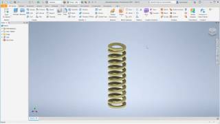 Autodesk Inventor 2021 : 9 : 3D Coil Tool