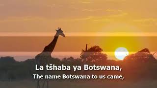 National Anthem of Botswana - "Fatshe leno la rona"