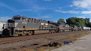 Awesome Power Tracks! Norfolk Southern #8172 - #153 / NS #4048 - #242