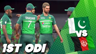 Ashraf Bhai Ki Batting 🏏| Pakistan Vs Afghanistan 1st ODI Match 2023 | Cricket 19 PC Gameplay